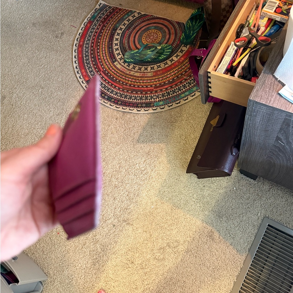 Tory Burch Fuchsia Card Holder - Picture 5 of 8